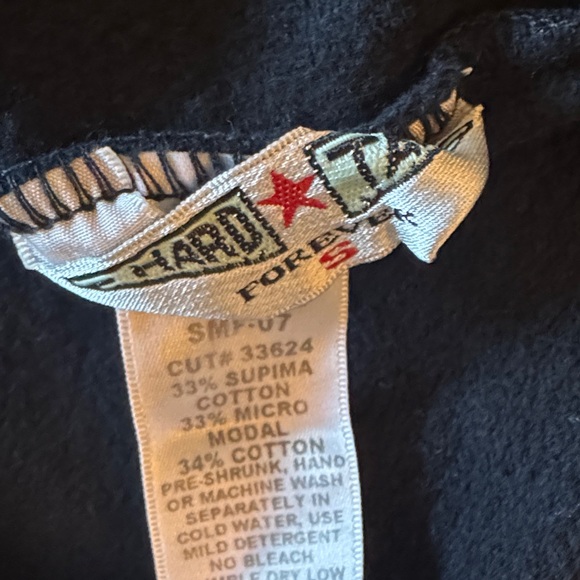 Hard Tail Women’s Long Black Layered Cotton Sweater Size Small - Picture 5 of 5